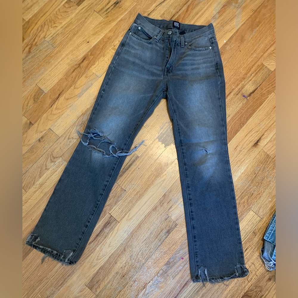 Urban Outfitters Distressed Grey/Black Jeans